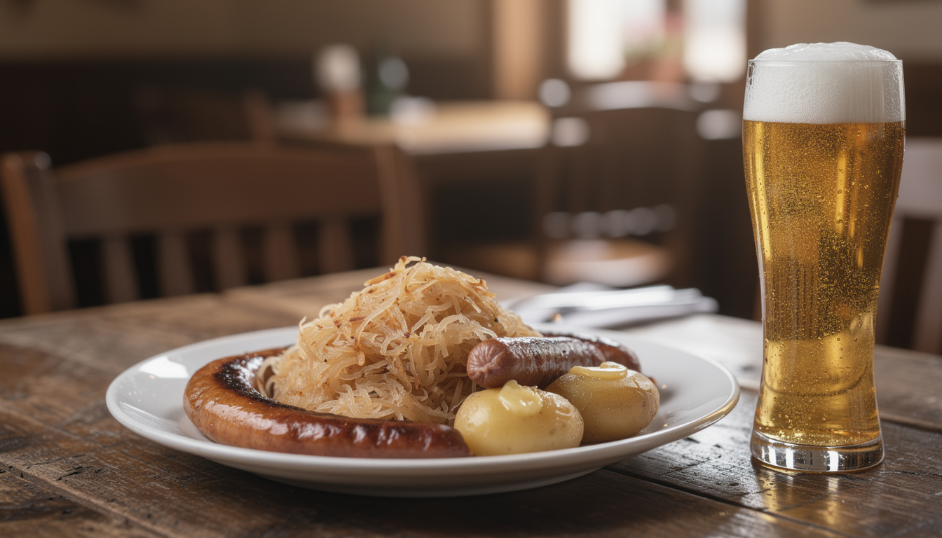 découvrez quelle bière choisir pour accompagner parfaitement votre choucroute et savourez une association gourmande et réussie.